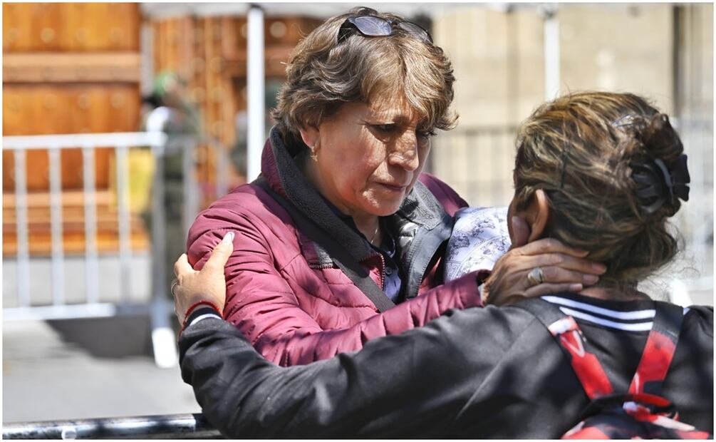 Claudia Sheinbaum y Delfina Gómez acuerdan dotar de servicios urbanos básicos a habitantes del Edomex. Foto: Especial