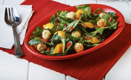 #RECETA ensalada de espinacas con mango en 5 pasos