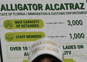 "Alligator Alcatraz" se inunda al día siguiente de su inauguración; tenemos un plan para huracanes, aseguran autoridades