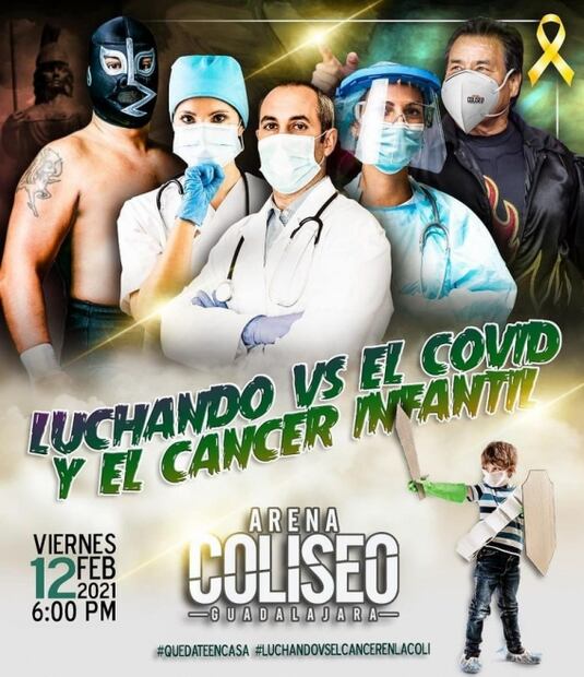 Abren la Arena Coliseo de Guadalajara, para función contra el cáncer infantil