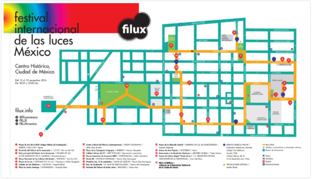 Recorre desde el Ángel de la Independencia hasta la entrada del Bosque de Chapultepec en Filux este 2025

Imagen: Festival Internacional de las Luces México