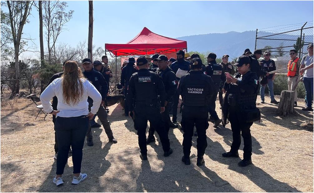 Senderista desaparecido en la Sierra de Guadalupe. Foto: Arturo Contreras