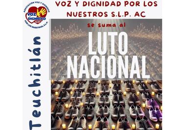Buscadoras de San Luis Potosí se suman al Luto Nacional por víctimas de Teuchitlán; participan varios municipios