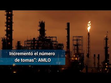 AMLO reporta robo de bombas en plataformas de Pemex
