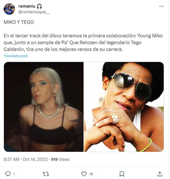 Polémicas del neuvo álbum de Bad Bunny. Foto: X @romanluque__