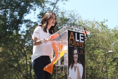 Ale Puente de MC arranca campaña como aspirante de MC al Congreso CDMX