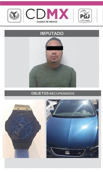 Testimonio visual. La captura se da después de que vecinos del corredor Roma-Condesa difundieron un video en el que un delincuente robaba un reloj de lujo a un hombre (ESPECIAL)