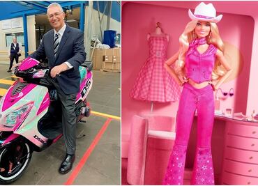“Para las Barbies y Kens” Ricardo Salinas pone a la venta moto alusiva a la película