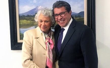 Se reúnen Ricardo Monreal y Olga Sánchez Cordero para revisar agenda legislativa  