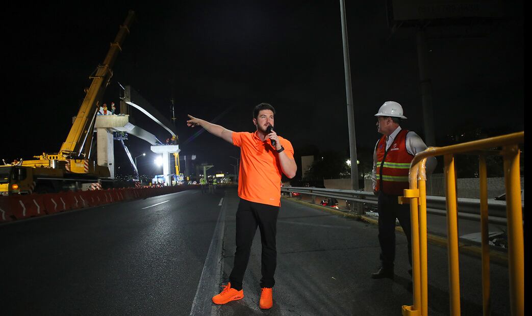 Trabajos de construcción de la Línea 4 del Metro. Foto especial