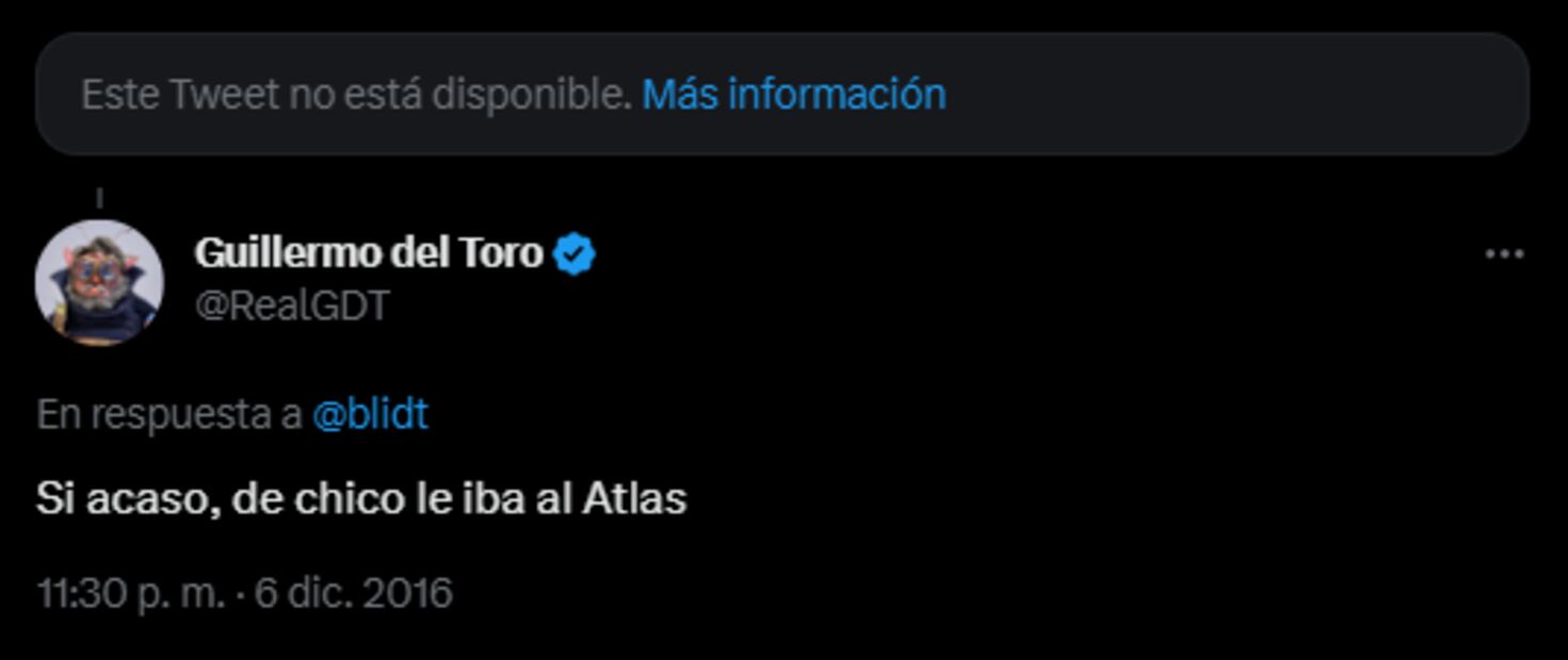 La épica forma en que Guillermo del Toro negó ser aficionado del América