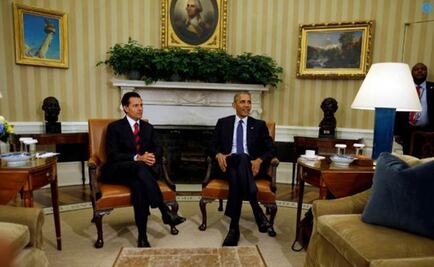 Obama receives EPN at the White House