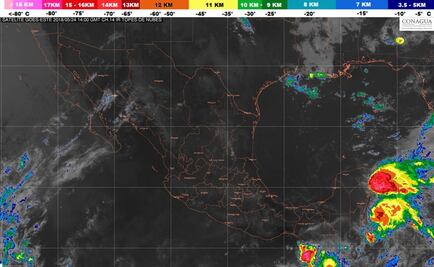 Pronostican trombas para estados del Sur y Sureste; continúa ola de calor