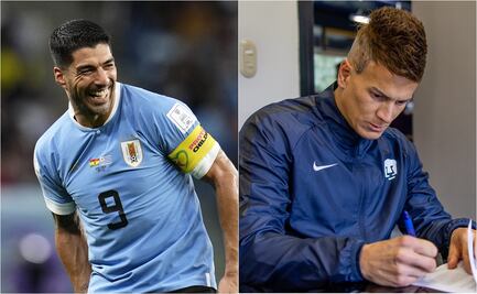 Luis Suárez felicita a Sebastián Sosa por llegar a Pumas