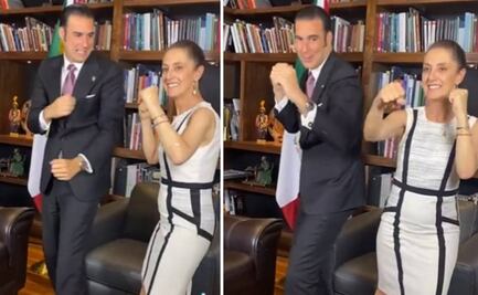 Al estilo Rocky Balboa, Sheinbaum se prepara para la Clase Masiva de Box del 18 de junio