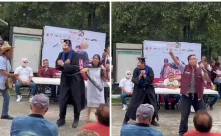 VIDEO: Crean "Súper Moreno contra el Poder Judicial", obra teatral que promueve reforma de AMLO