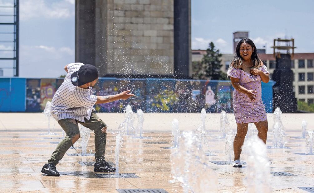Ola de calor en CDMX. Foto: Gabriel Pano / EL UNIVERSAL