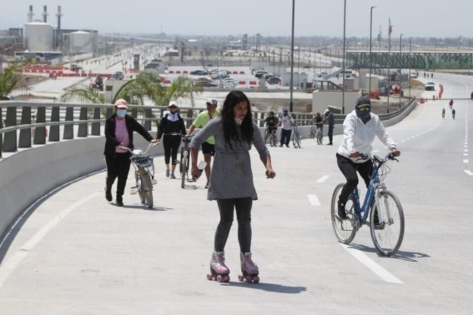"Está enorme, está bonito", dicen tras paseo ciclista en el nuevo aeropuerto Felipe Ángeles