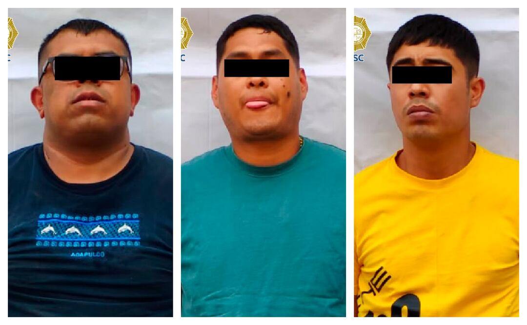 Detienen a tres integrantes de La Unión Tepito; vendían droga y comercializaban documentos falsos. Foto: Especial