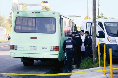 Matan a uno en asalto a transporte público