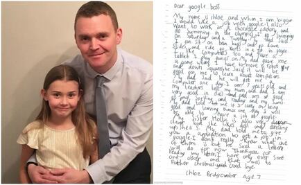 Niña de 7 años pide trabajo a Google y el mismo CEO le contesta