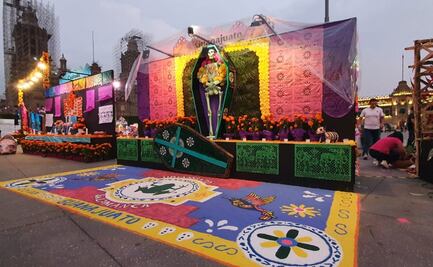 Lo que debes saber de la Ofrenda Monumental del Día de Muertos que hoy se inaugura en el Zócalo 