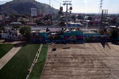 Rechaza Edomex retiro de pasto en canchas en trayecto de Mexicable