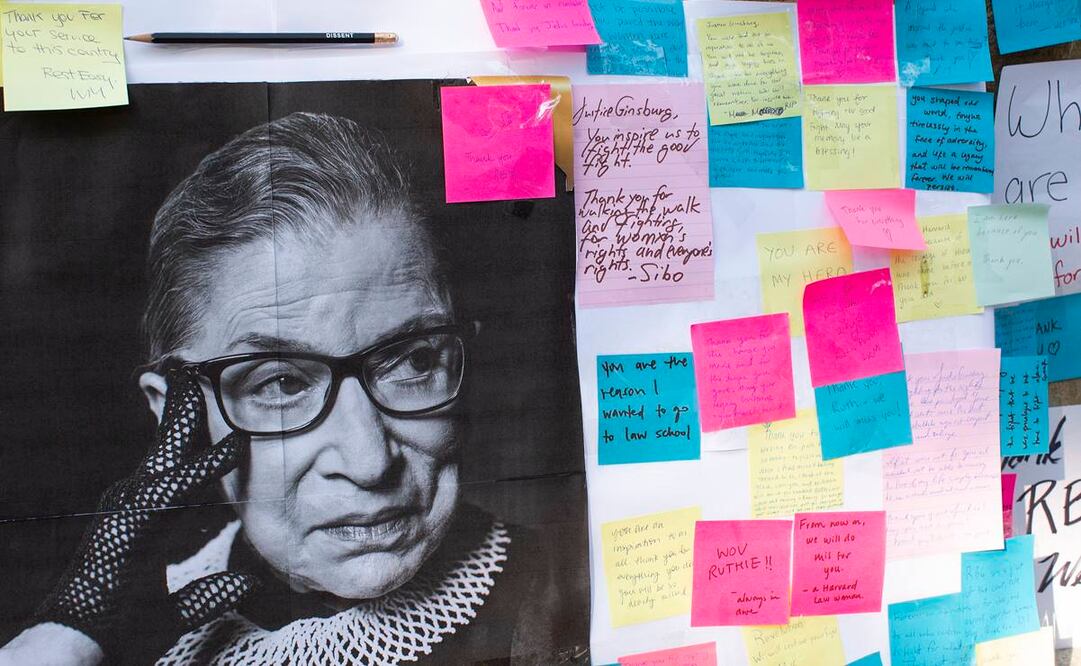 La jueza Ruth Bader Ginsburg murió el pasado fin de semana (Foto: EFE)