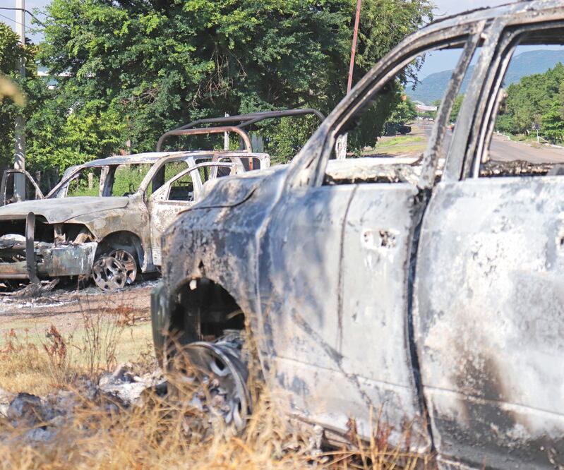 Saldo. La emboscada contra agentes de la Policía de Michoacán en El Aguaje dejó a 13 elementos muertos. Foto/ARCHIVO EL UNIVERSAL