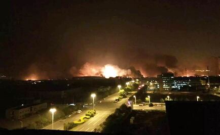 Reportan fuerte explosión en provincia de China