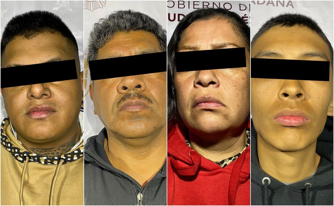 Sujetos detenidos en Iztapalapa. Foto: Especial