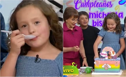 Celebran a Michaela, hija de Daniel Bisogno, por sus 9 años en "Ventaneando"