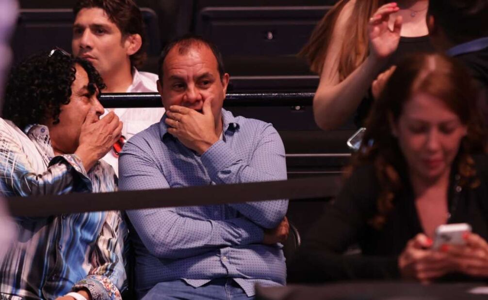 Cuauhtémoc Blanco asiste a evento UFC CDMX 2025 este sábado. Foto: Carlos Mejía/EL UNIVERSAL