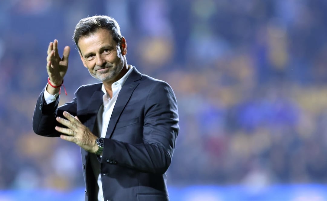 Diego Cocca en el Estadio Azteca dirigiendo a Tigres / Foto: Imago7