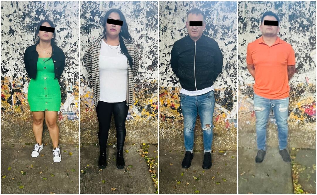 Detenidos por robo a casa habitación. Foto: Especial