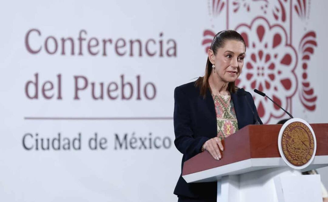 Claudia Sheinbaum, presidenta de México, durante la mañanera del 29 de septiembre del 2025. Foto: Fernanda Rojas / EL UNIVERSAL