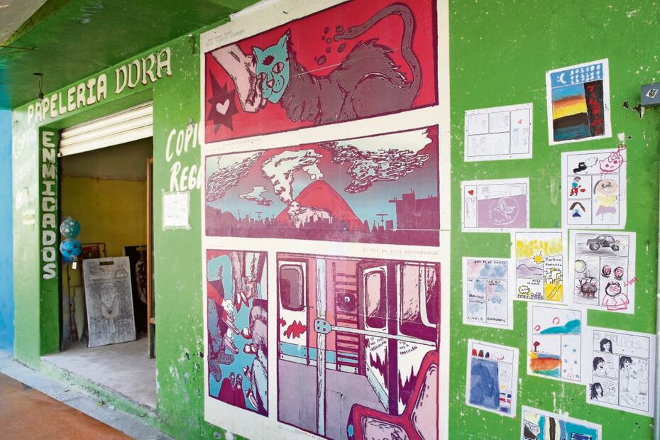  Arte en Neza:  en moto, en   tianguis y  en vecindad