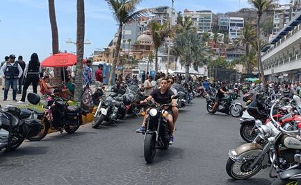 Registran 15 mil bikers a la inauguración de la Semana de la Moto en Mazatlán, Sinaloa; Molotov cerrará evento
