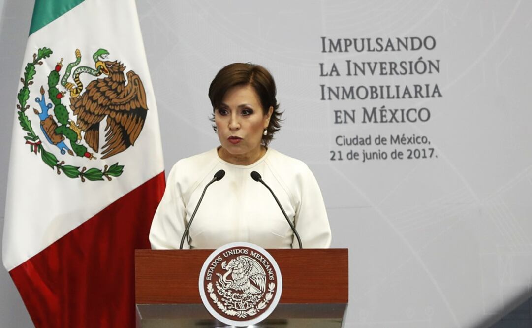 Rosario Robles has previously denied any involvement in the fraud - Photo: Luis Cortés/EL UNIVERSAL