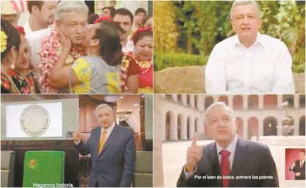 AMLO lanza spots para informe con tono de campaña