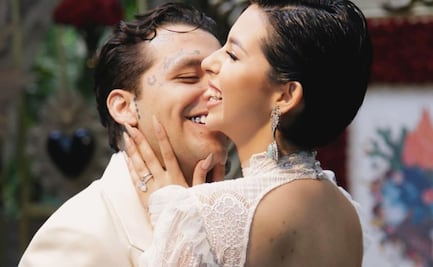 Christian Nodal confirma boda con Ángela en Roma; "organicé una boda espiritual, porque la legal no se podía", afirma