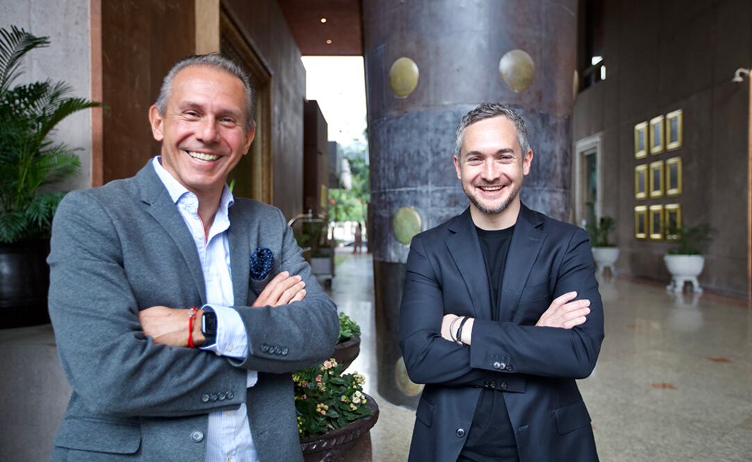 Foto: Carlos Magaña, Director General de Zip México/Larry Diamond cofundador y CEO de Zip