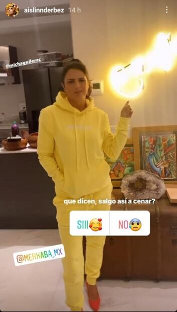 Aislinn Derbez muestra cómo llevar un atrevido look con pants y tacones 
