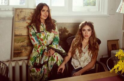 Por el Día de las Madres, Salma Hayek y su hija posan juntas por primera vez 
