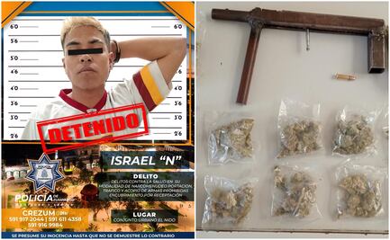 Detienen a sujeto por su probable participación en delitos contra la salud; intentó huir tras ver a policías