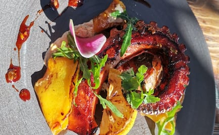 Prepara un pulpo con chimichurri al estilo del chef Víctor Tafoya