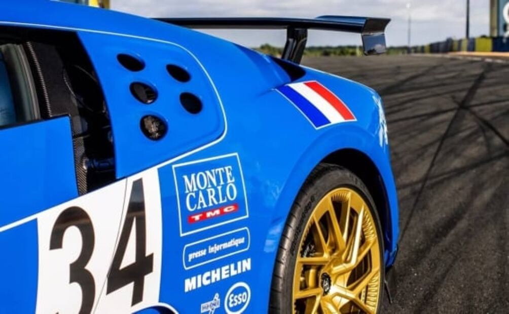 Así es el Bugatti Centodieci que fue construido como tributo al EB 110 S de Le Mans