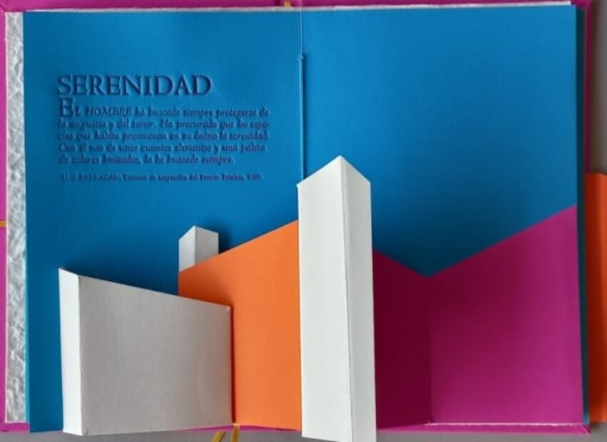 Un libro hecho 100% a mano, para celebrar los 120 años de Luis Barragán
