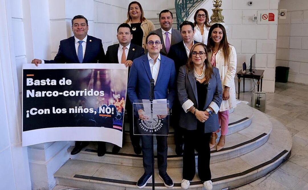 PAN piden dejar de transmitir narcocorridos y narcoseries (10/04/2025). Foto: Especial