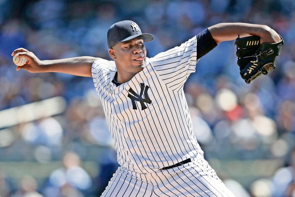 El quisqueyano trabajó siete entradas completas y dos tercios (SETH WENIG. AP)